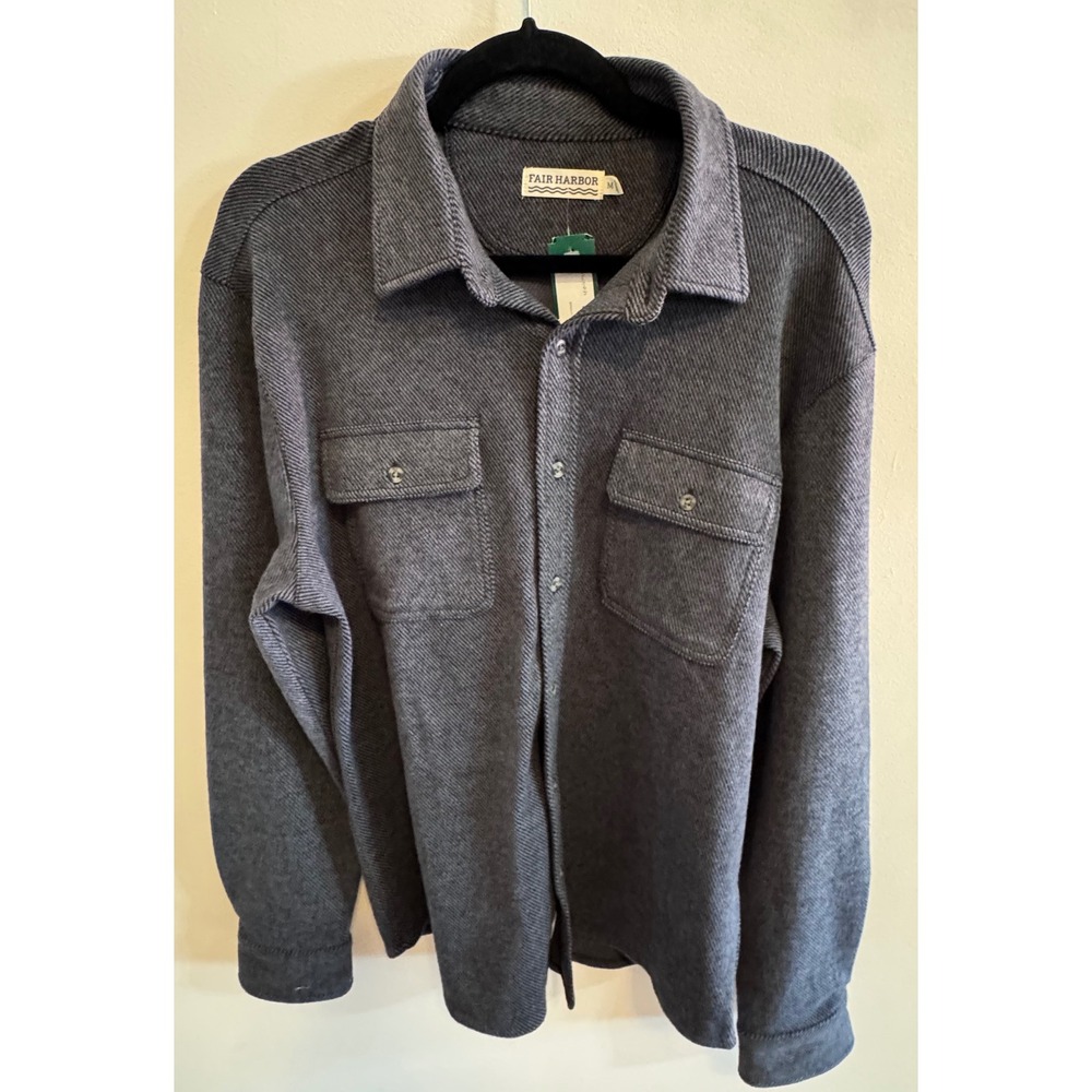 Fair Harbor NWT Dunewood Flannel Shirt Coastal Cabin Cozy Fall Soft Feel Mens M